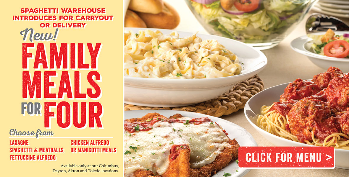 Spaghetti warehouse menu online
